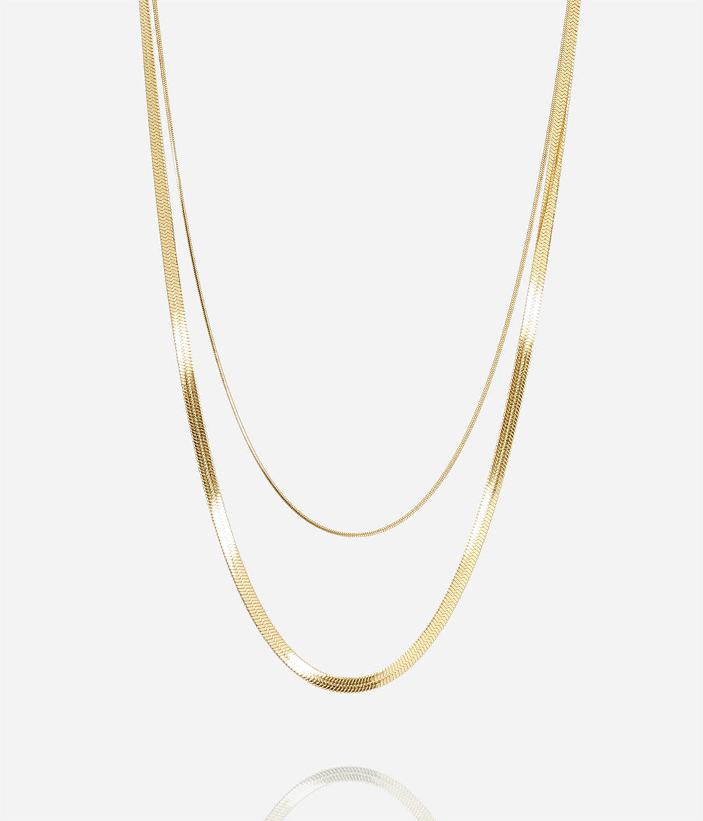 Collier Asco (Acier doré)
