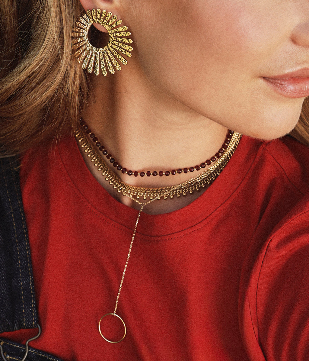 Collier Mahé (Acier doré)