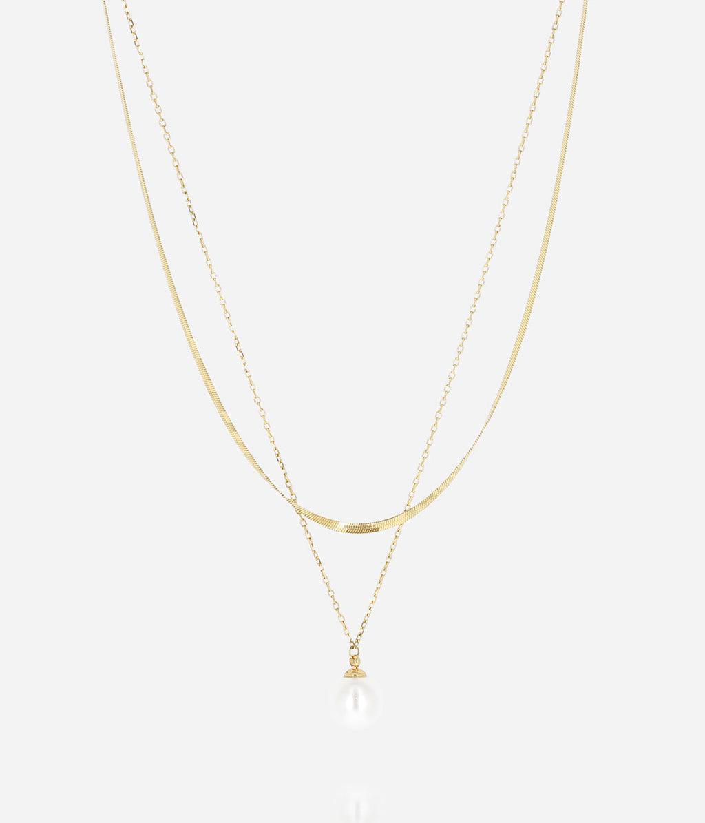 Collier Orissa (Acier doré)