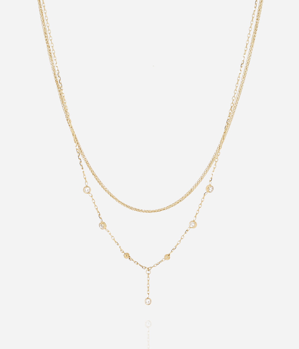Collier Aeternis (Acier doré)