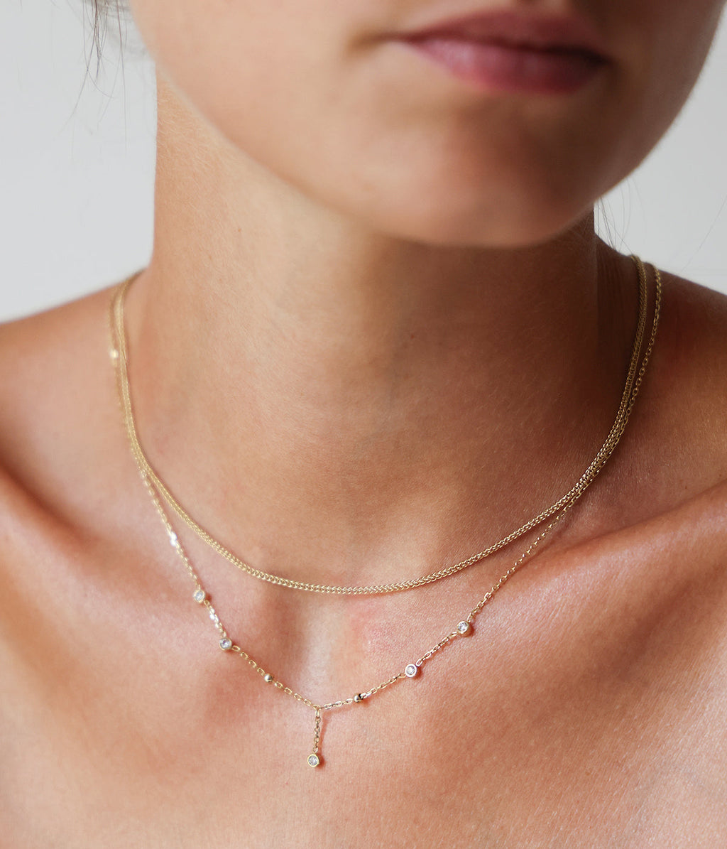 Collier Aeternis (Acier doré)