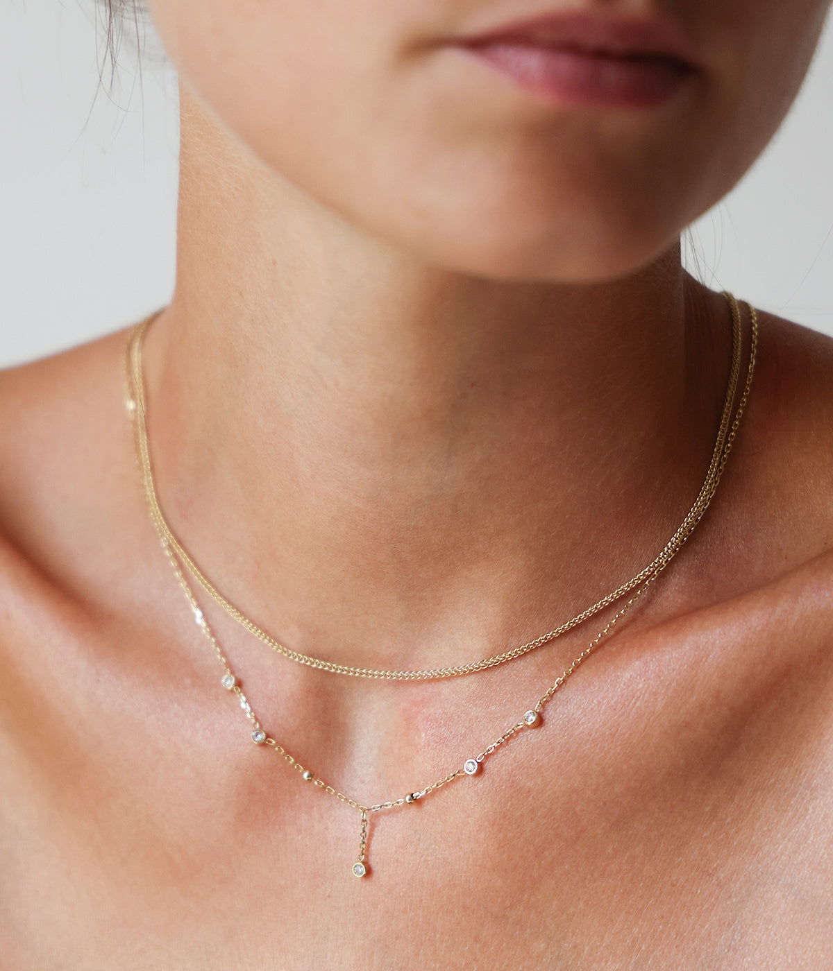 Collier Aeternis (Acier doré)