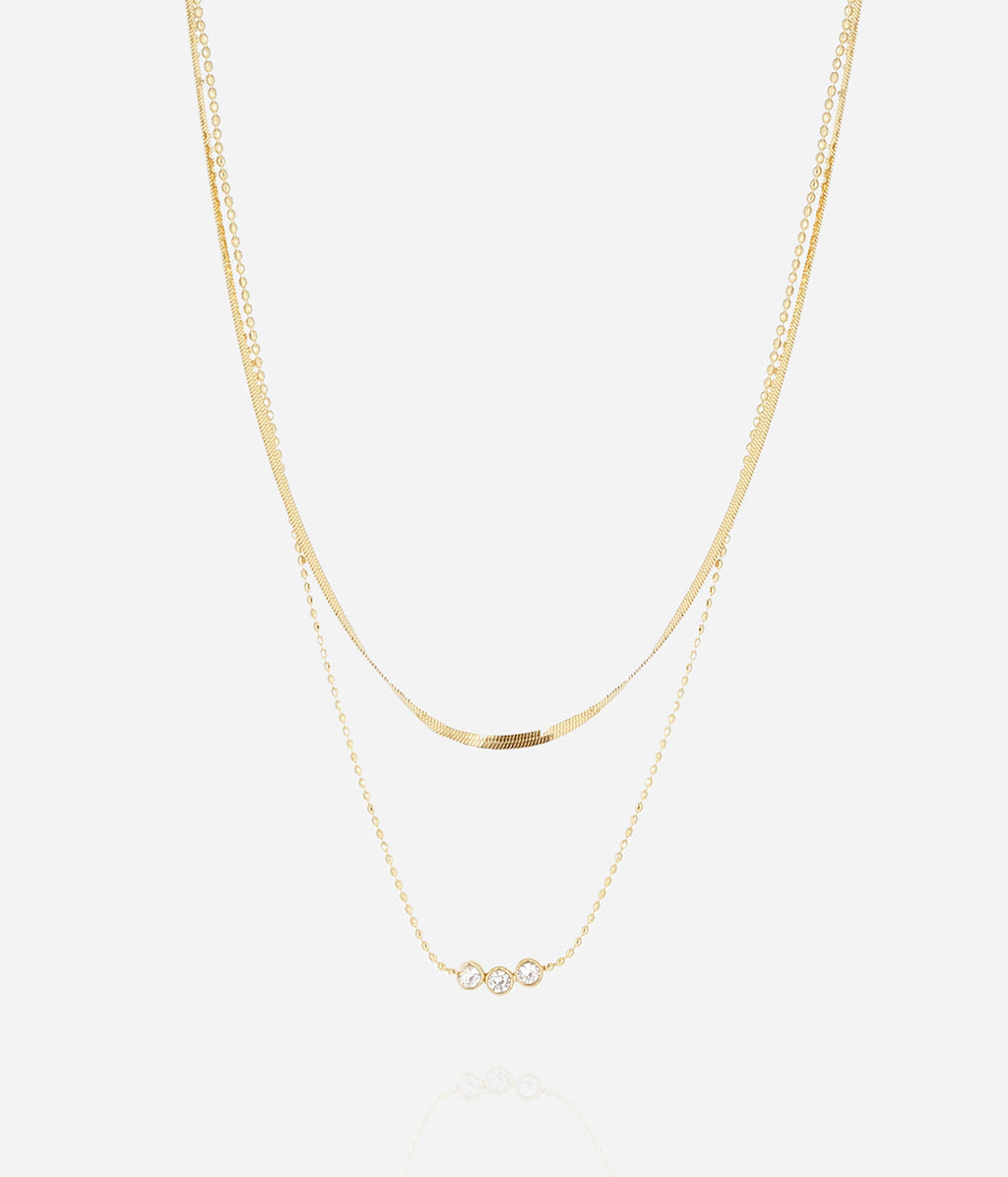 Collier Oris (Acier doré)