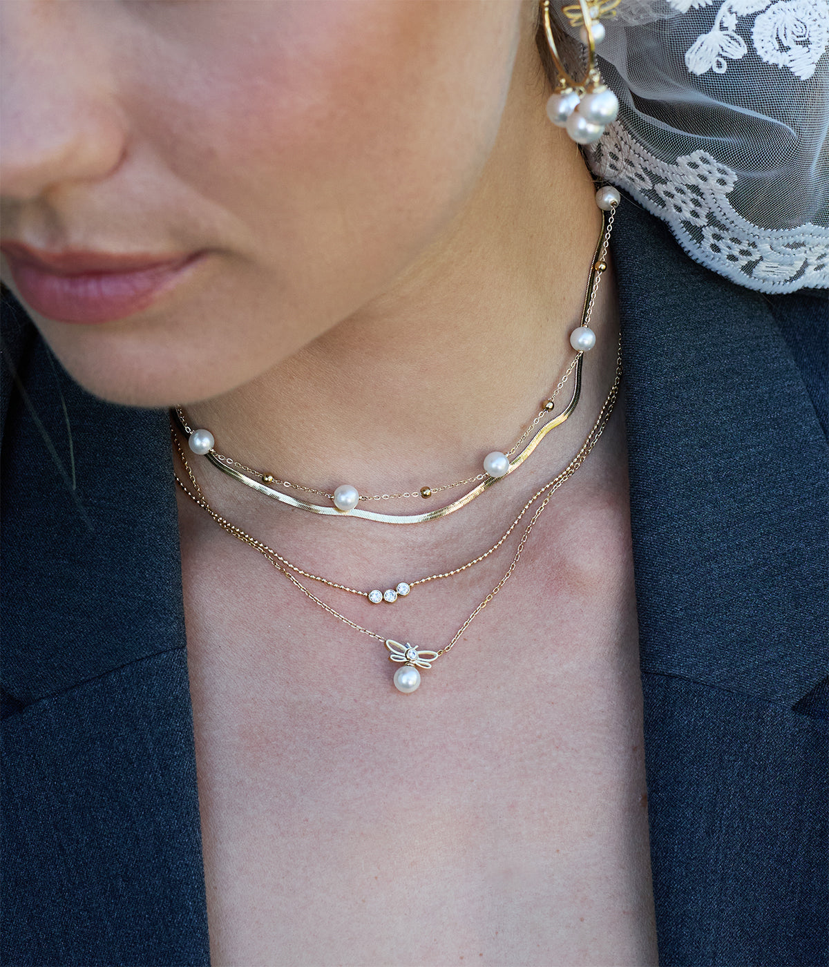 Collier Oris (Acier doré)