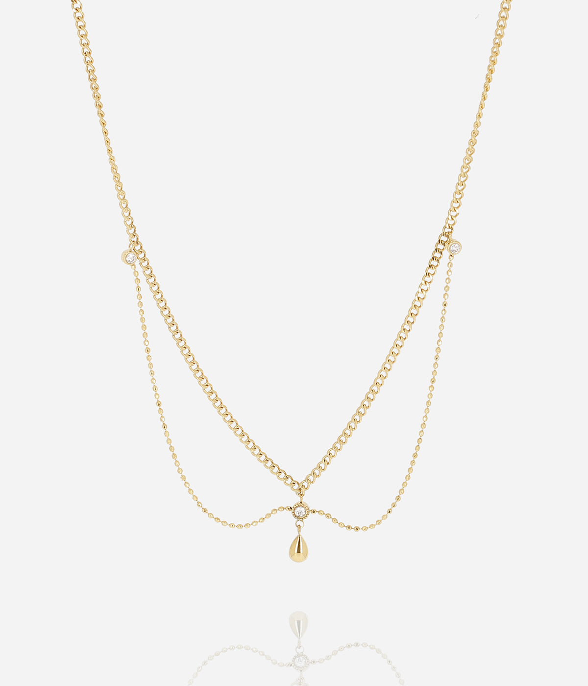 Collier Elina (Acier doré)