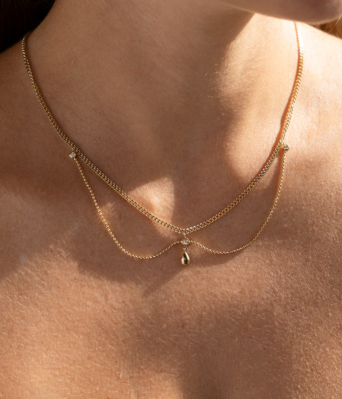 Collier Elina (Acier doré)