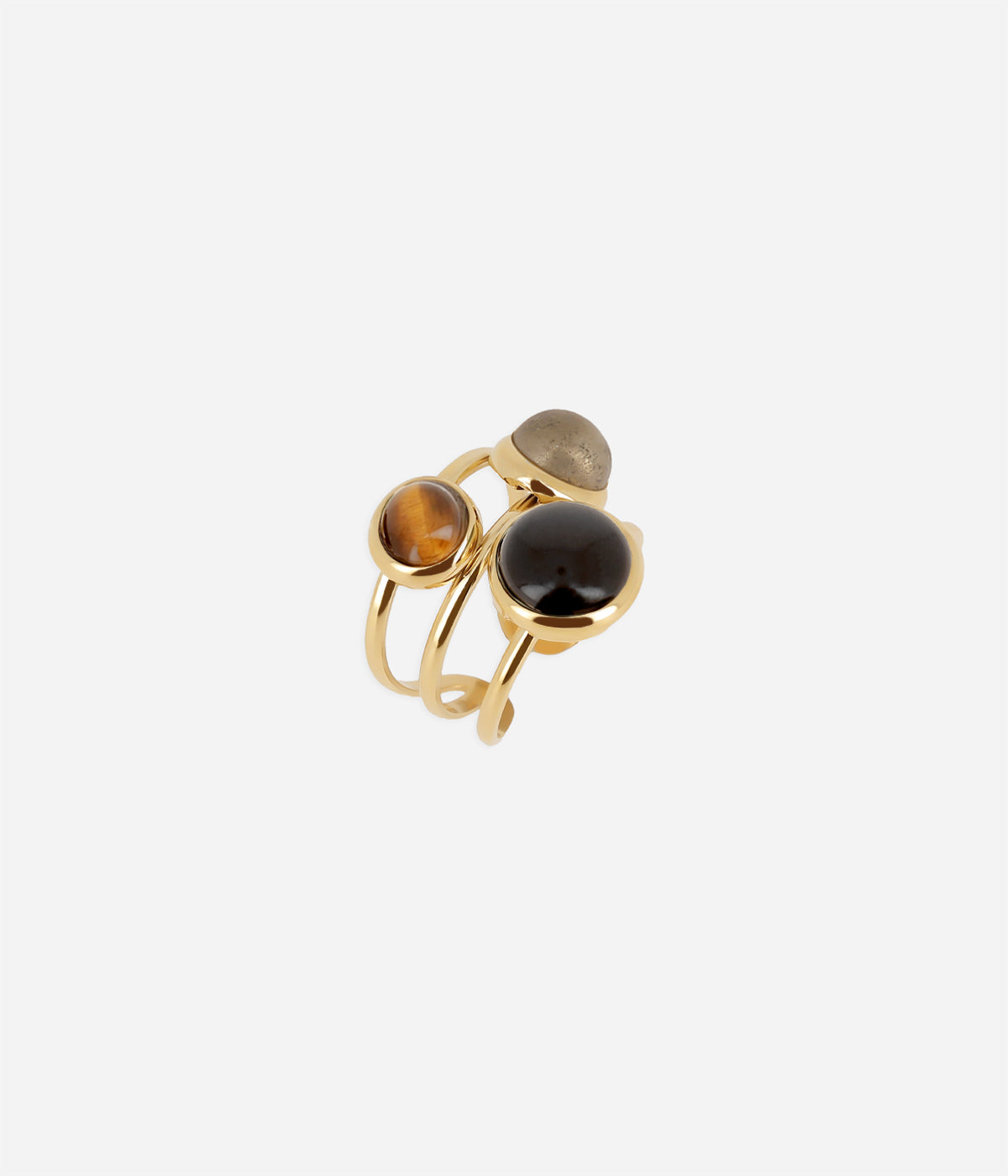 Bague Gobi (Acier doré)