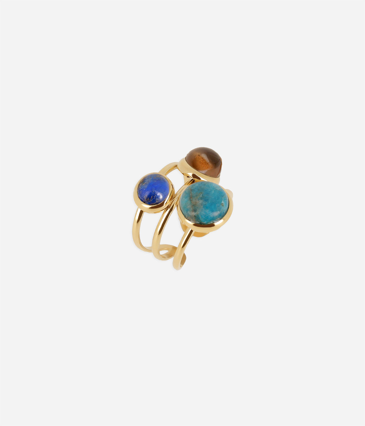Bague Gobi (Acier doré)