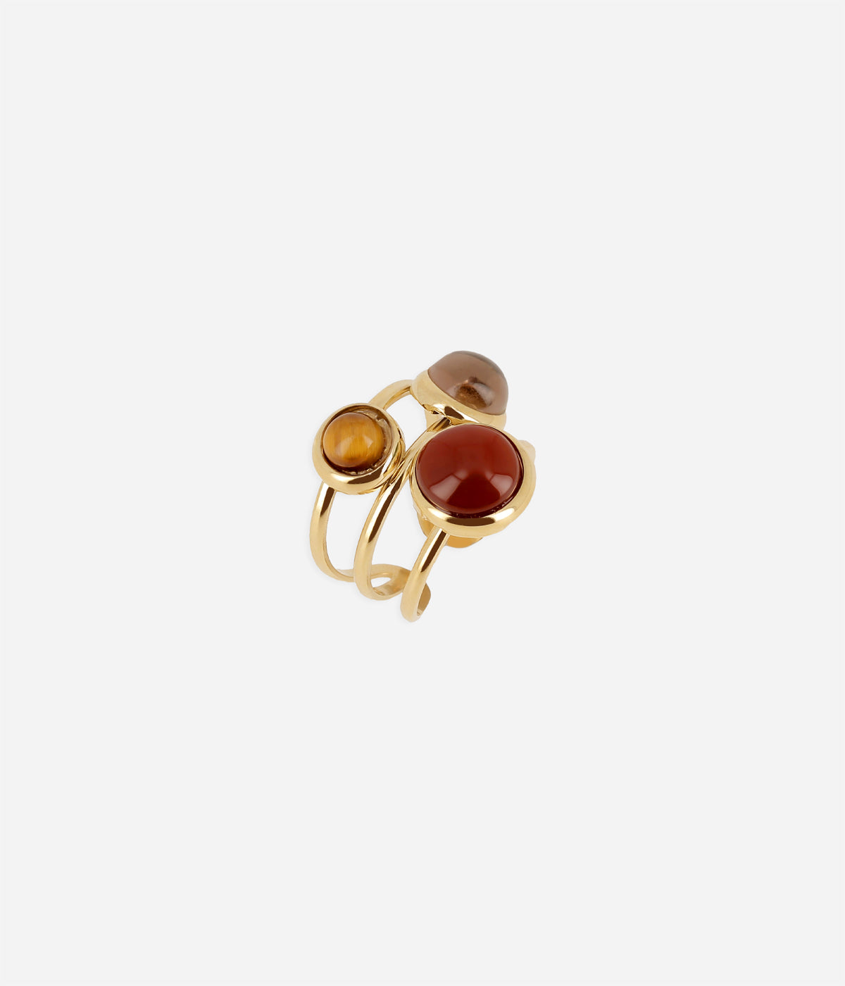Bague Gobi (Acier doré)
