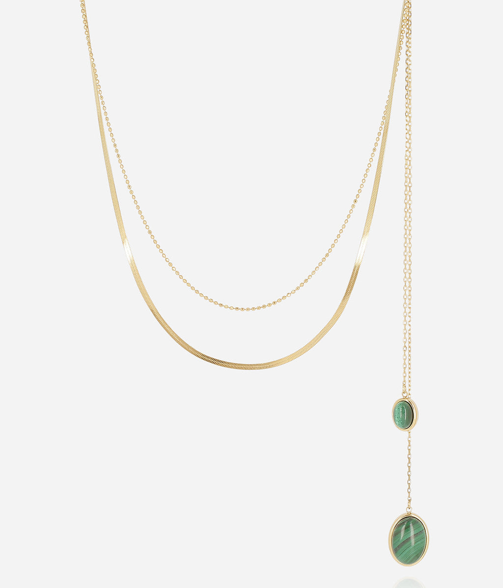 Bijou de dos Naïa (Acier doré)