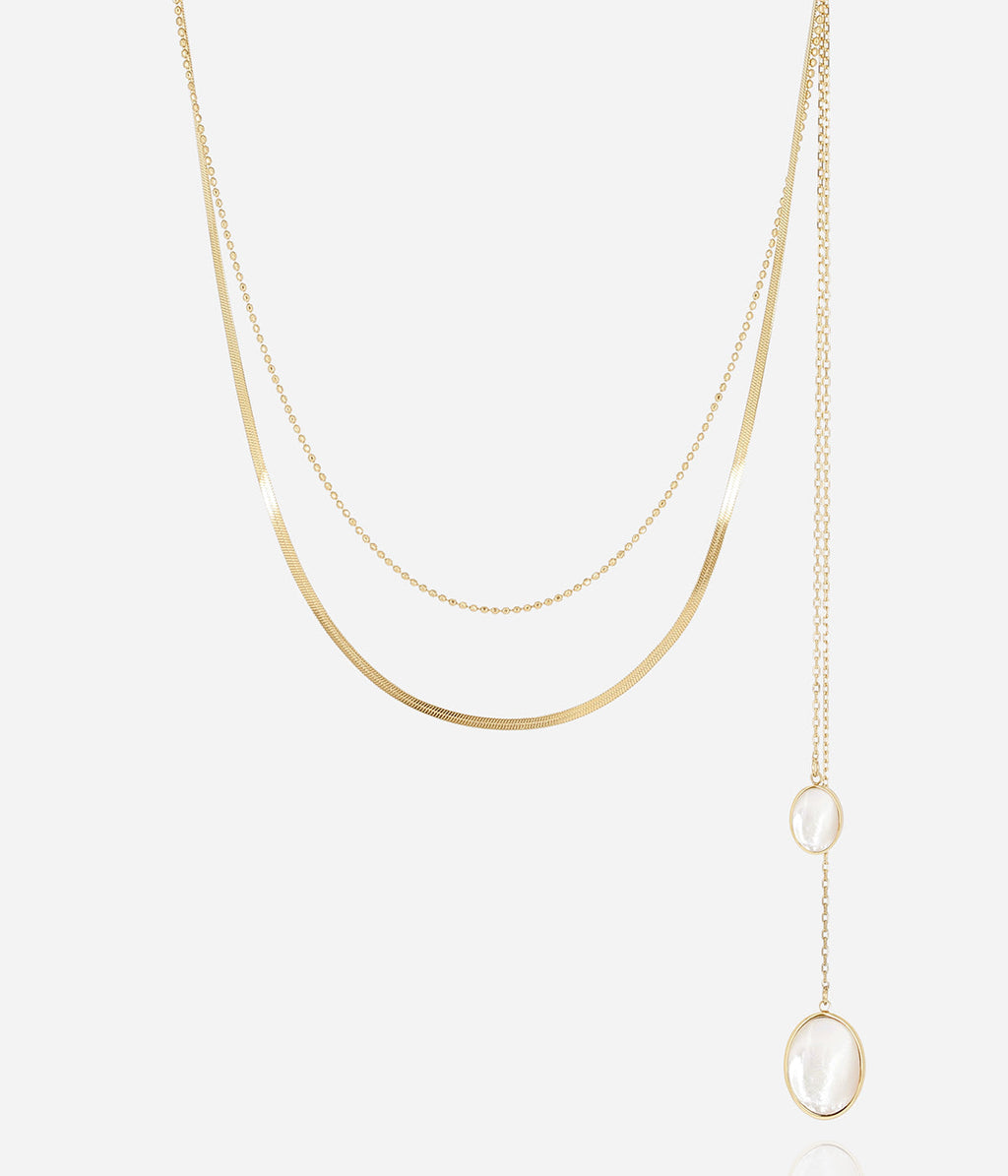 Bijou de dos Naïa (Acier doré)