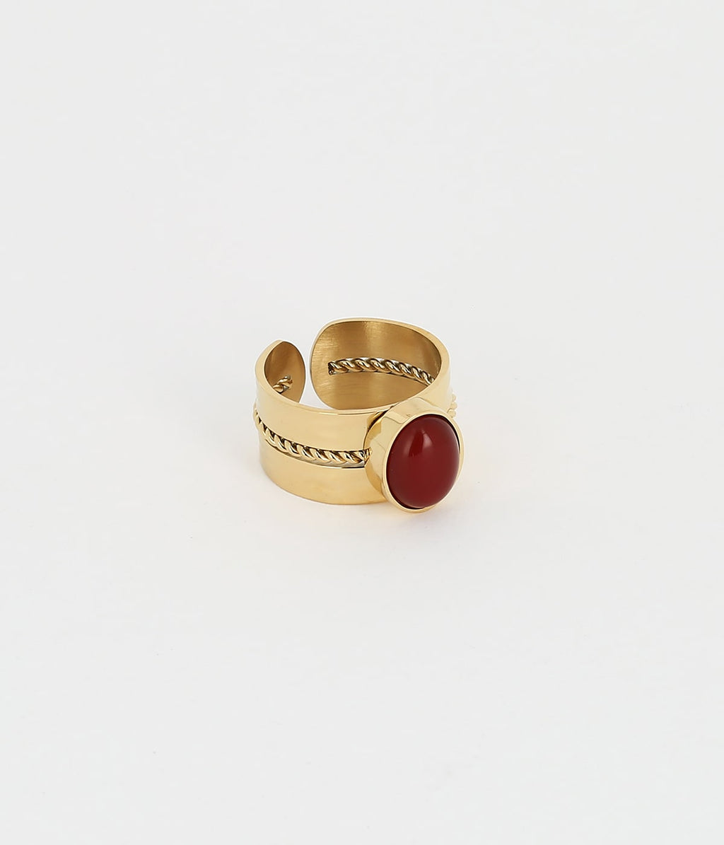 Bague Roxana (Acier doré)