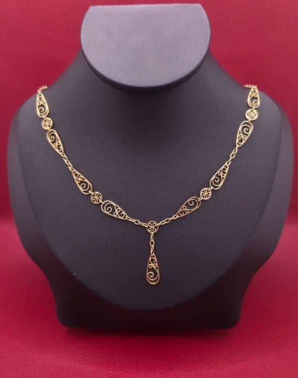 Collier or jaune 18 carats