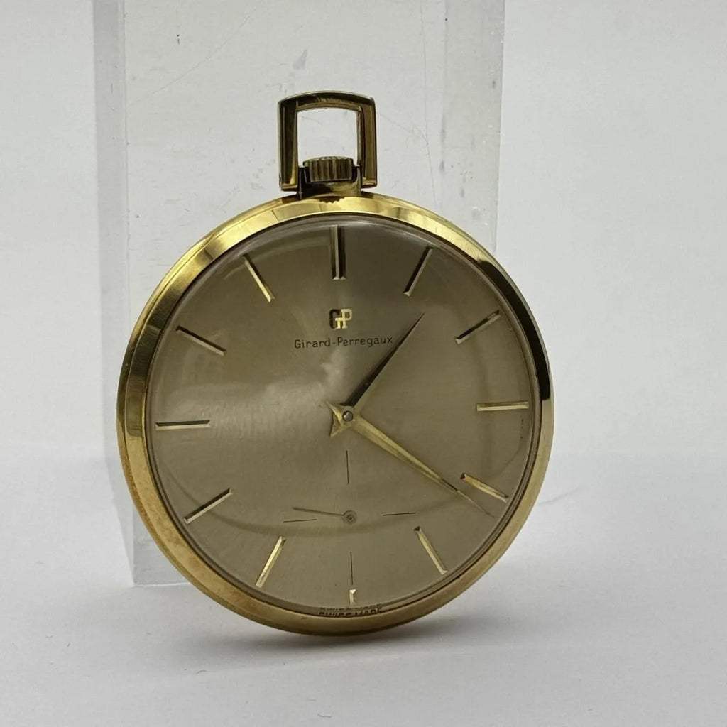 Montre De Poche Girard Perregaux 39Mm 18K 750 Or Top Remontage Manuel