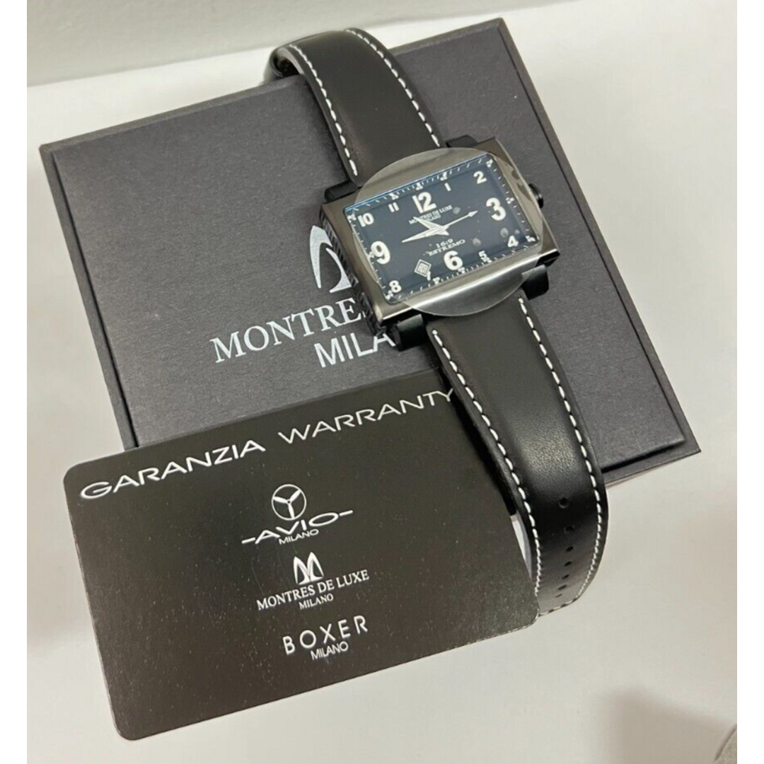 Montres De Luxe Milano 16:9 Estremo avec tachymètre, chronographe noir