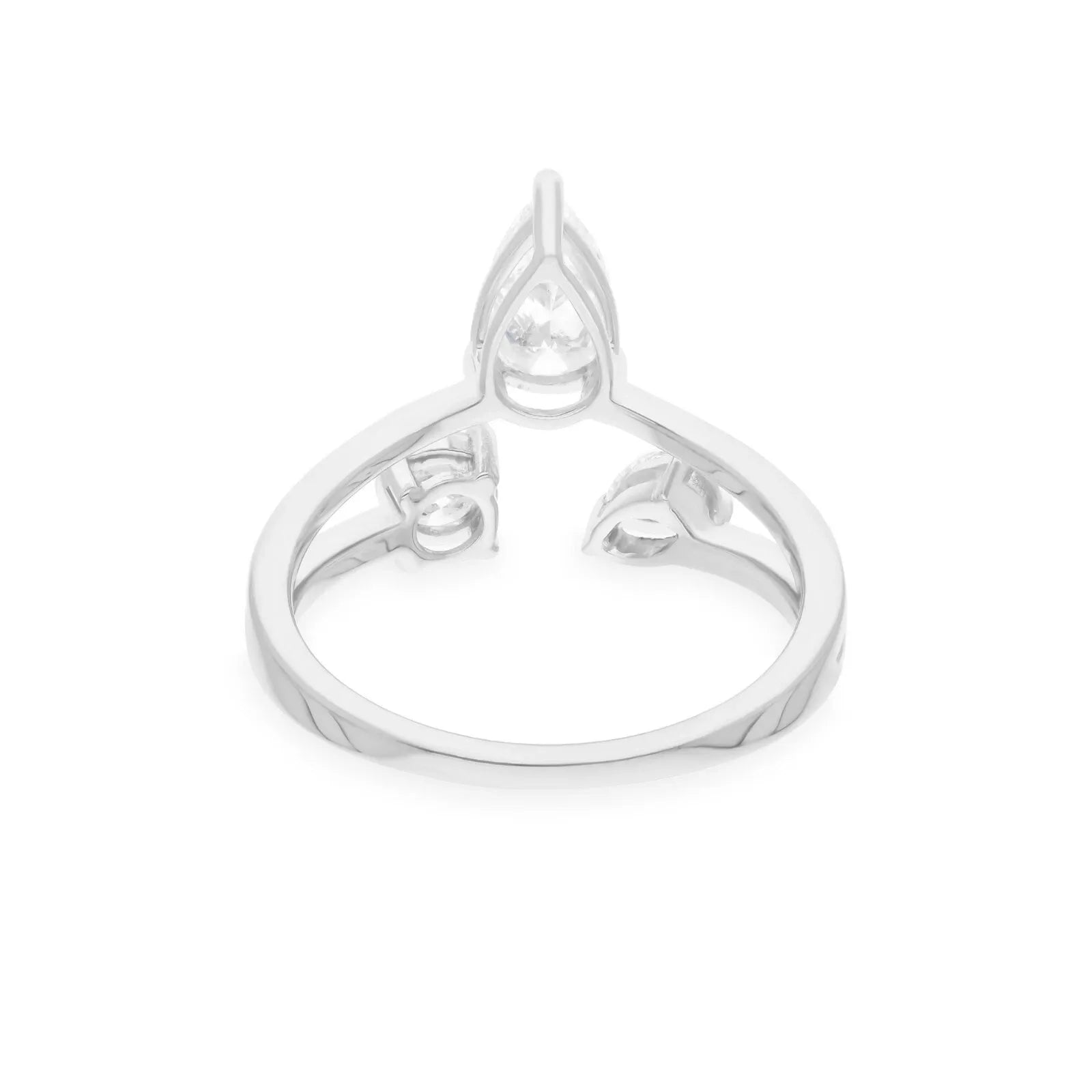 Bague En Diamant Rond De 1,16 Ct Naturel SI/H En Or Blanc 18k Cadeau