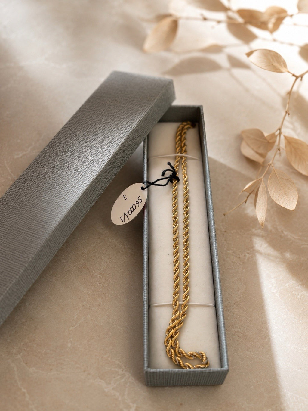 COLLIER BICOLORE OR 18 CARATS - 15,7 GR - 49 CM