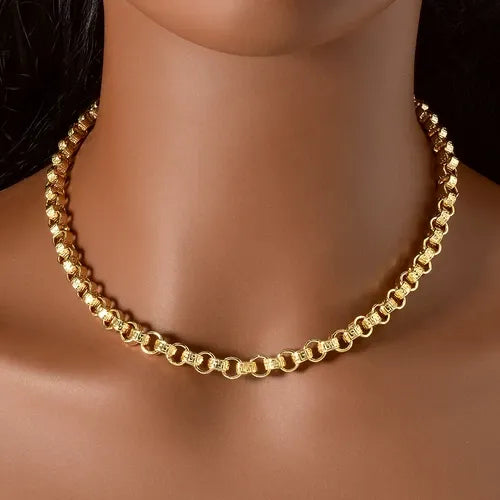 Collier Or 18 Carats 750 Italy 45/50/55/60 cm Homme Femme Chaîne Élégante