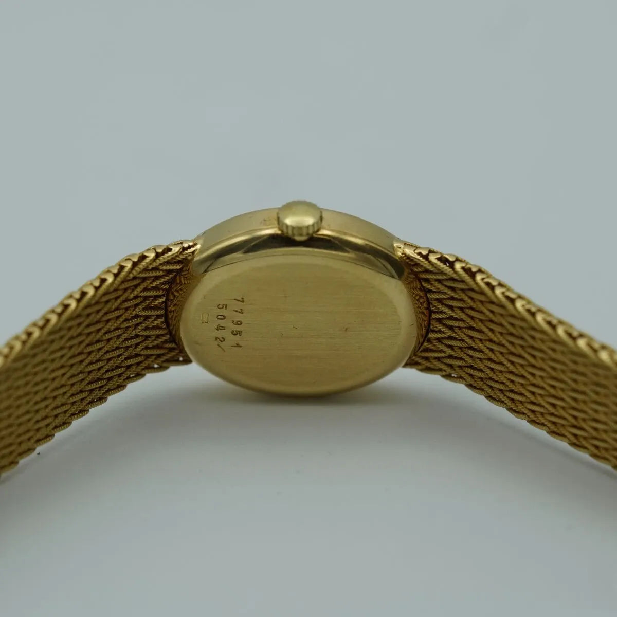 Chopard Femme Montre 5042 22MM à Remonter Manuellement Vintage 18K 750 Or Env.