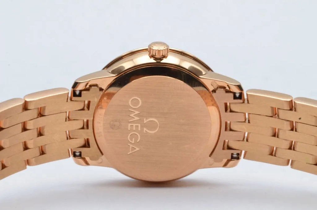 OMEGA DE VILLE PRESTIGE QUARTZ FEMME VINTAGE RARE 27MM 18K OR 424.50.27