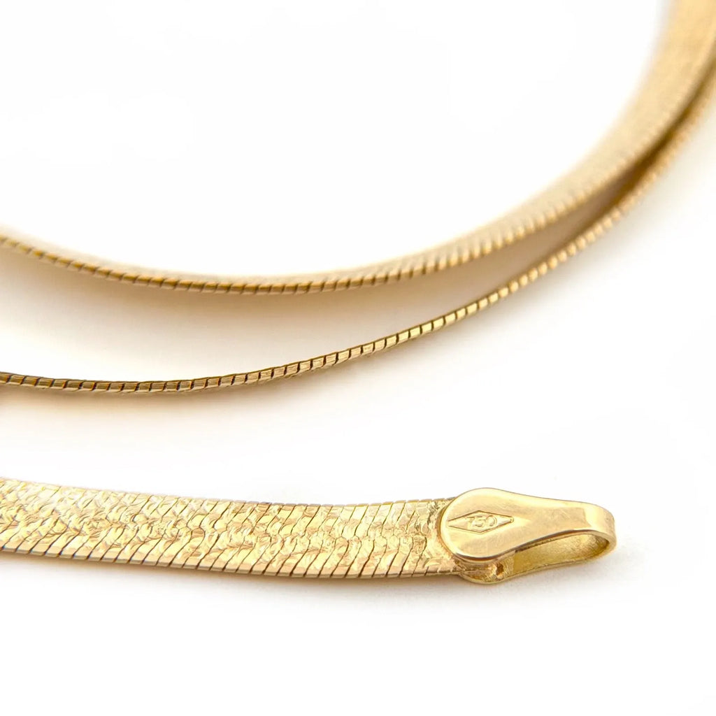 Collier en or 18 carats 750 | Collier en or | 45 cm | Fabriqué en Italie