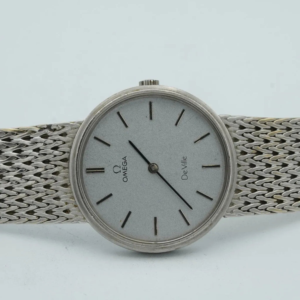 OMEGA De Ville Remontage Manuel Montre Hommes 35MM 18K 750 Or or Blanc 7271098