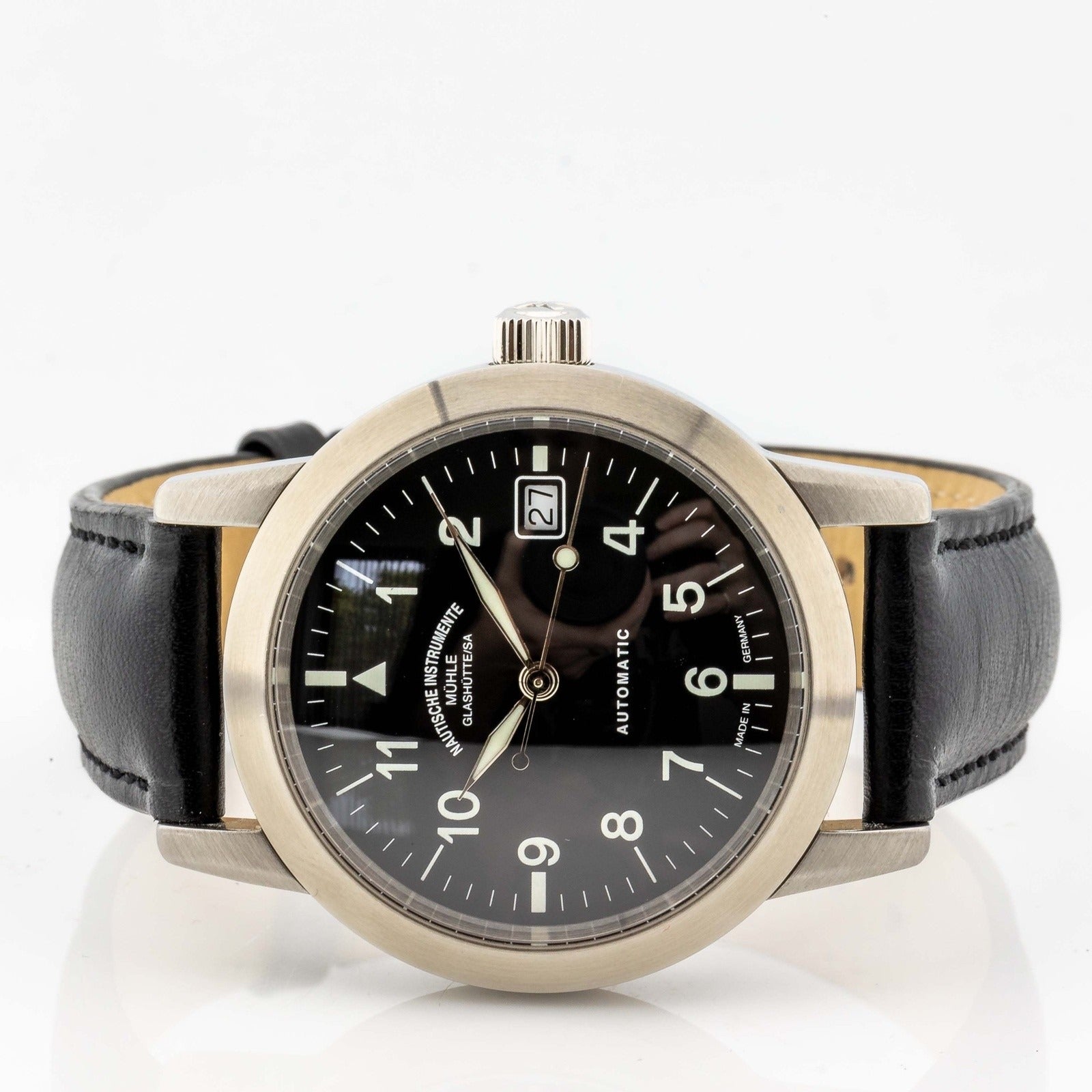 Mühle Glashütte Sport M12 Ref. M1-26-10 Montre Automatique En Acier 38mm Saphir