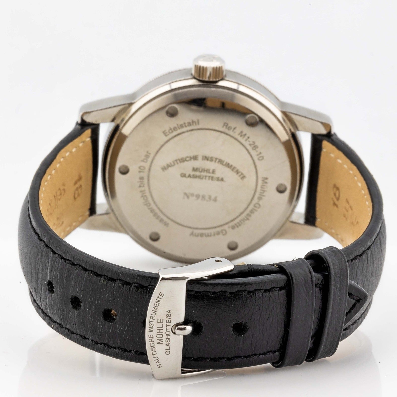 Mühle Glashütte Sport M12 Ref. M1-26-10 Montre Automatique En Acier 38mm Saphir