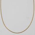 Collier femme en or jaune 18 carats 750 col rond 18 carats or jaune collier A.91