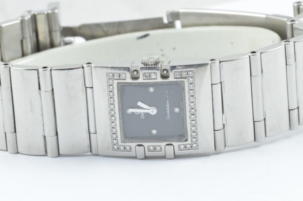 Omega Constellation Montre pour Femmes 25MM Vintage Avec Cristaux Lunette Rare