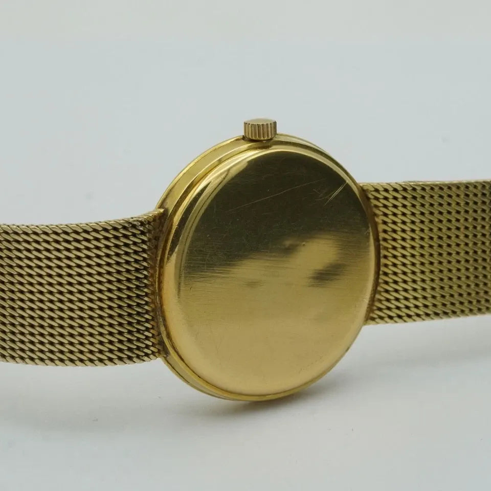 OMEGA Geneve Remontage Manuel Montre Hommes 35MM 14K 585 or Jaune OM388 66 Gr