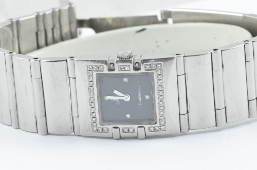Omega Constellation Montre pour Femmes 25MM Vintage Avec Cristaux Lunette Rare