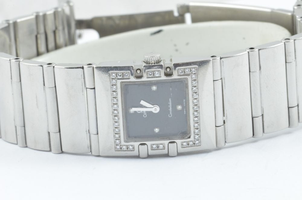 Omega Constellation Montre pour Femmes 25MM Vintage Avec Cristaux Lunette Rare