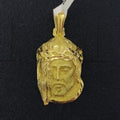 Pendentif Et Chaîne Or 18K 750 Mls. Christ 28,5 Mm 6 Gr Et Chaîne 60 Cm 2,42 Gr