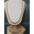 Chaine grains de café or jaune 750/1000 ( 18 carats )