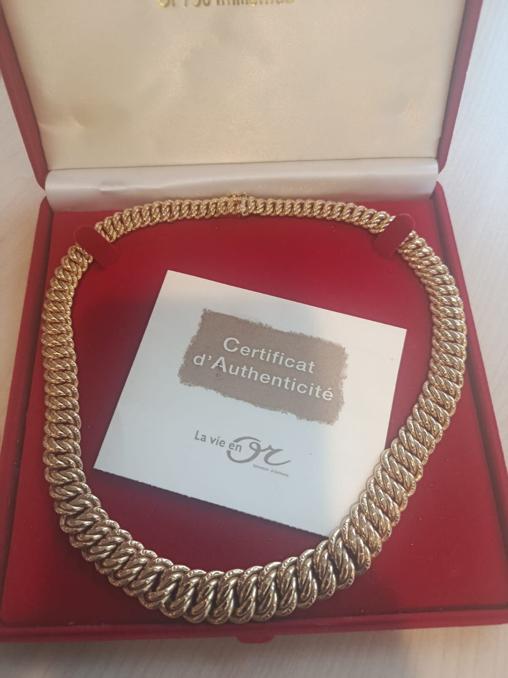 Collier or 18 carats 750