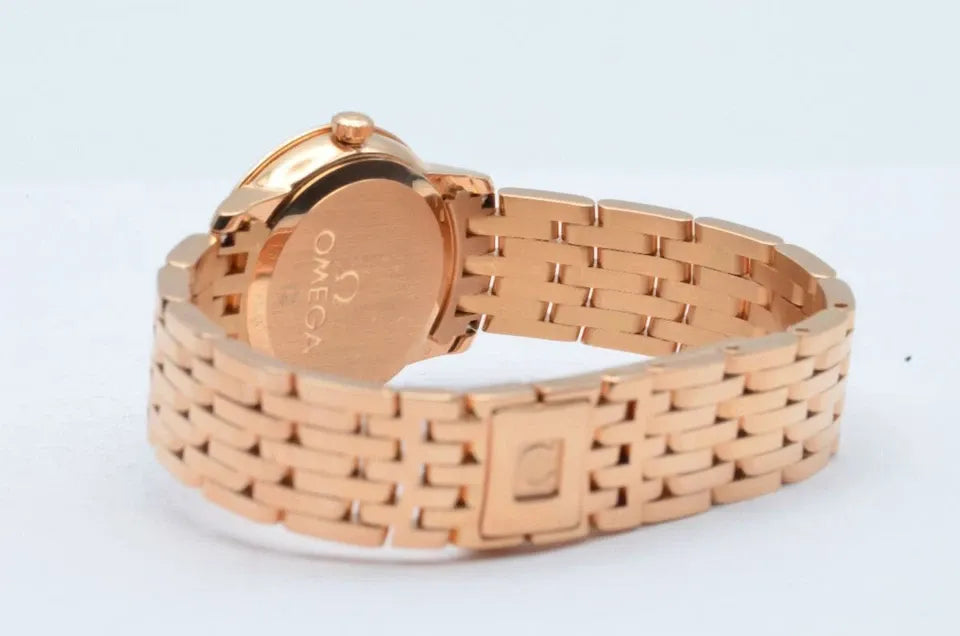OMEGA DE VILLE PRESTIGE QUARTZ FEMME VINTAGE RARE 27MM 18K OR 424.50.27