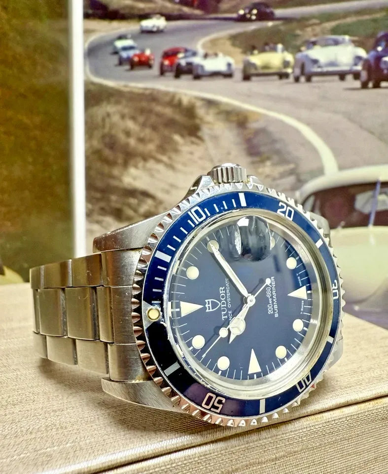 Tudor Submariner 79090 bleu homme - vintage années 1990 - 40 mm - boîte Tudor + papiers