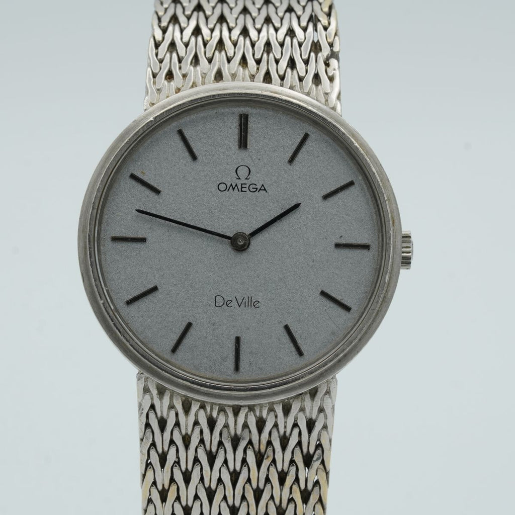 OMEGA De Ville Remontage Manuel Montre Hommes 35MM 18K 750 Or or Blanc 7271098