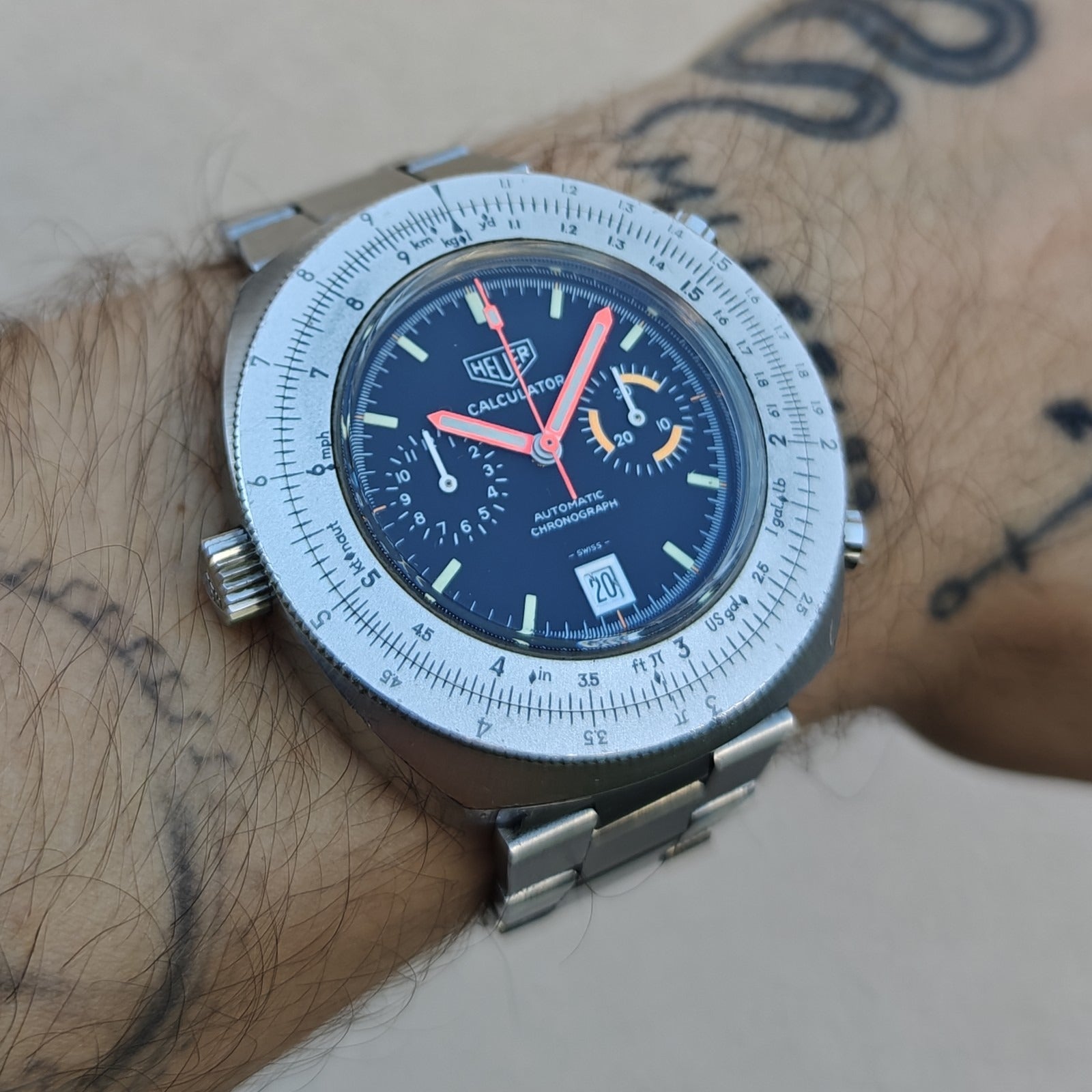 Heuer Calculator 110.633 Calibre 12