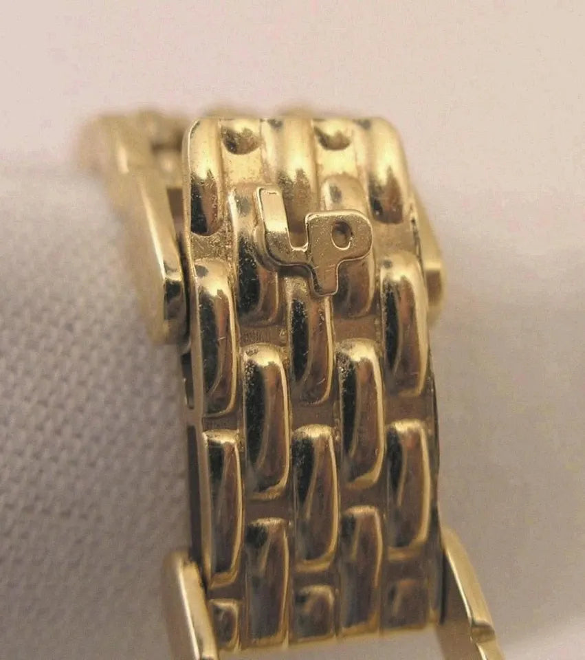 Ultra Rare Montre Femme Lucien Piccard Nacre Or 14 K Diamant avec Boîte+