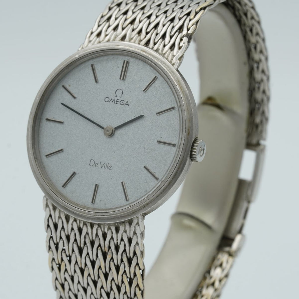 OMEGA De Ville Remontage Manuel Montre Hommes 35MM 18K 750 Or or Blanc 7271098