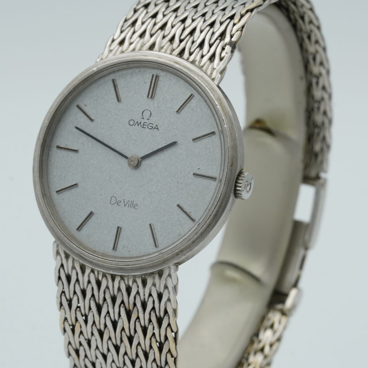 OMEGA De Ville Remontage Manuel Montre Hommes 35MM 18K 750 Or or Blanc 7271098