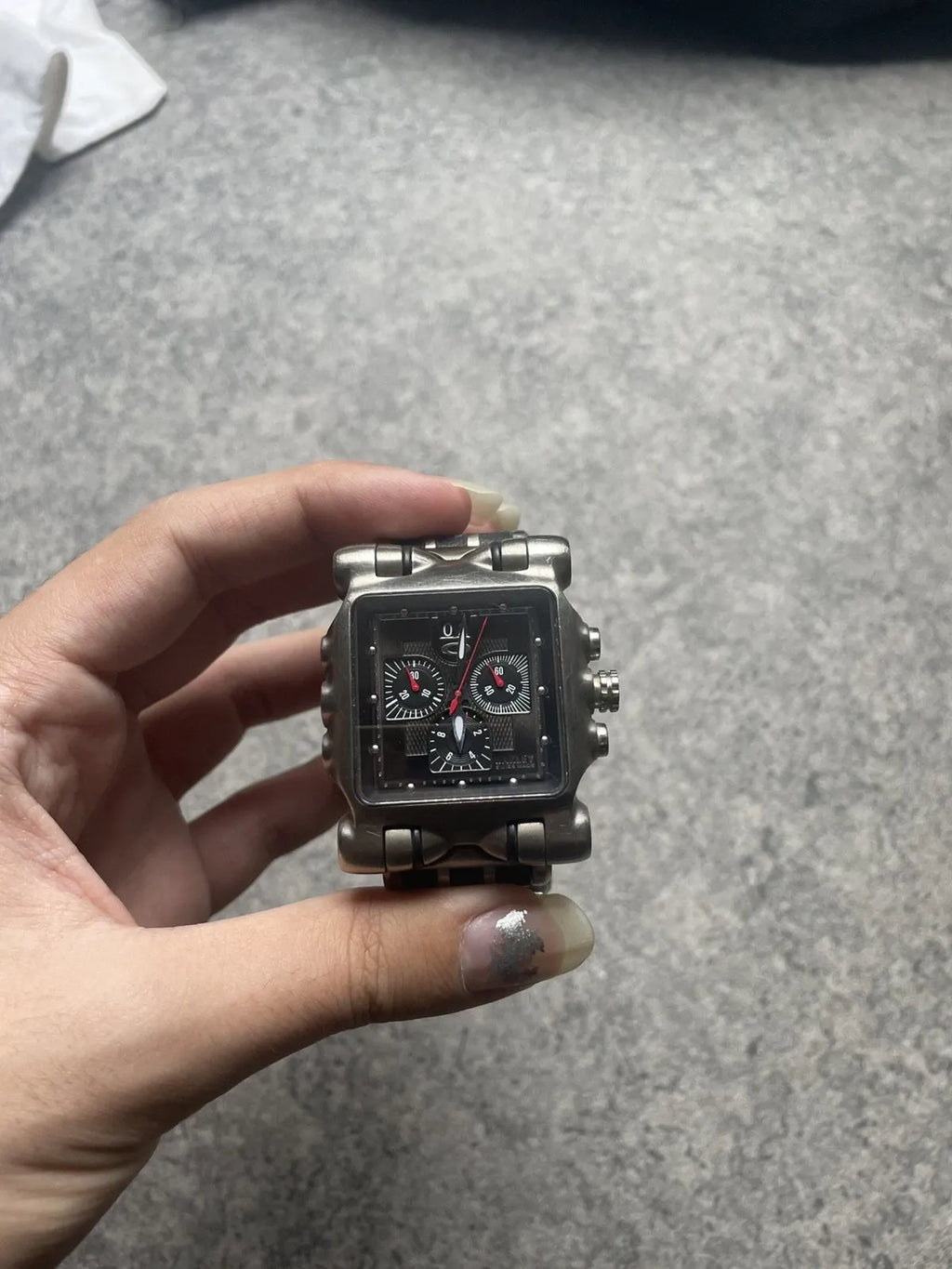 Oakley Minute Machine Time Tank Titanium 2000s vintage cyber y2k avant garde