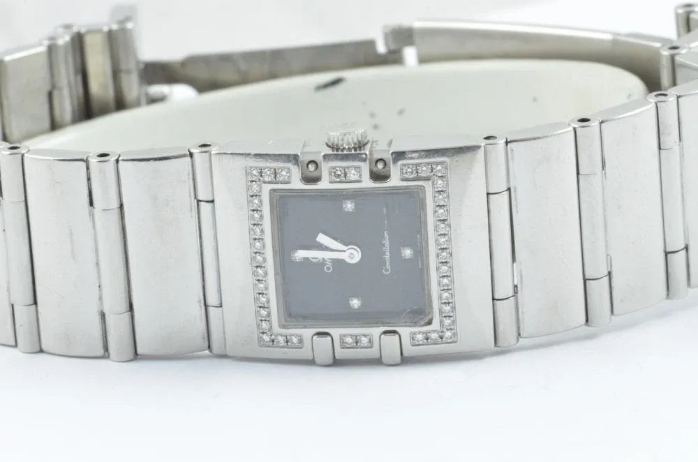 Omega Constellation Montre pour Femmes 25MM Vintage Avec Cristaux Lunette Rare