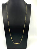 Collier Vintage Années 40 En Or Massif 18K Made in Italy Femme