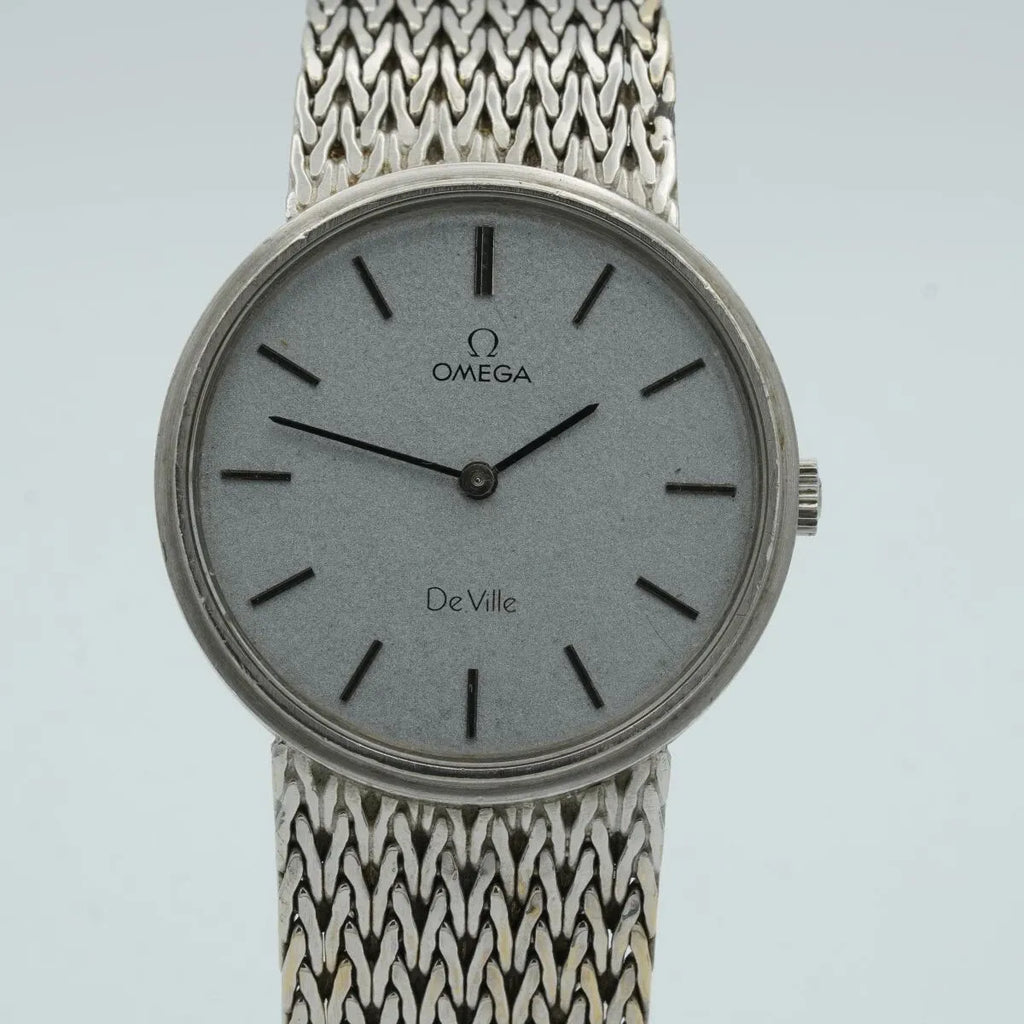 OMEGA De Ville Remontage Manuel Montre Hommes 35MM 18K 750 Or or Blanc 7271098