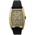 Montre-bracelet pour homme Elgin USA, modèle Tonneau, à remontage manuel, avec boîtier, en état de marche