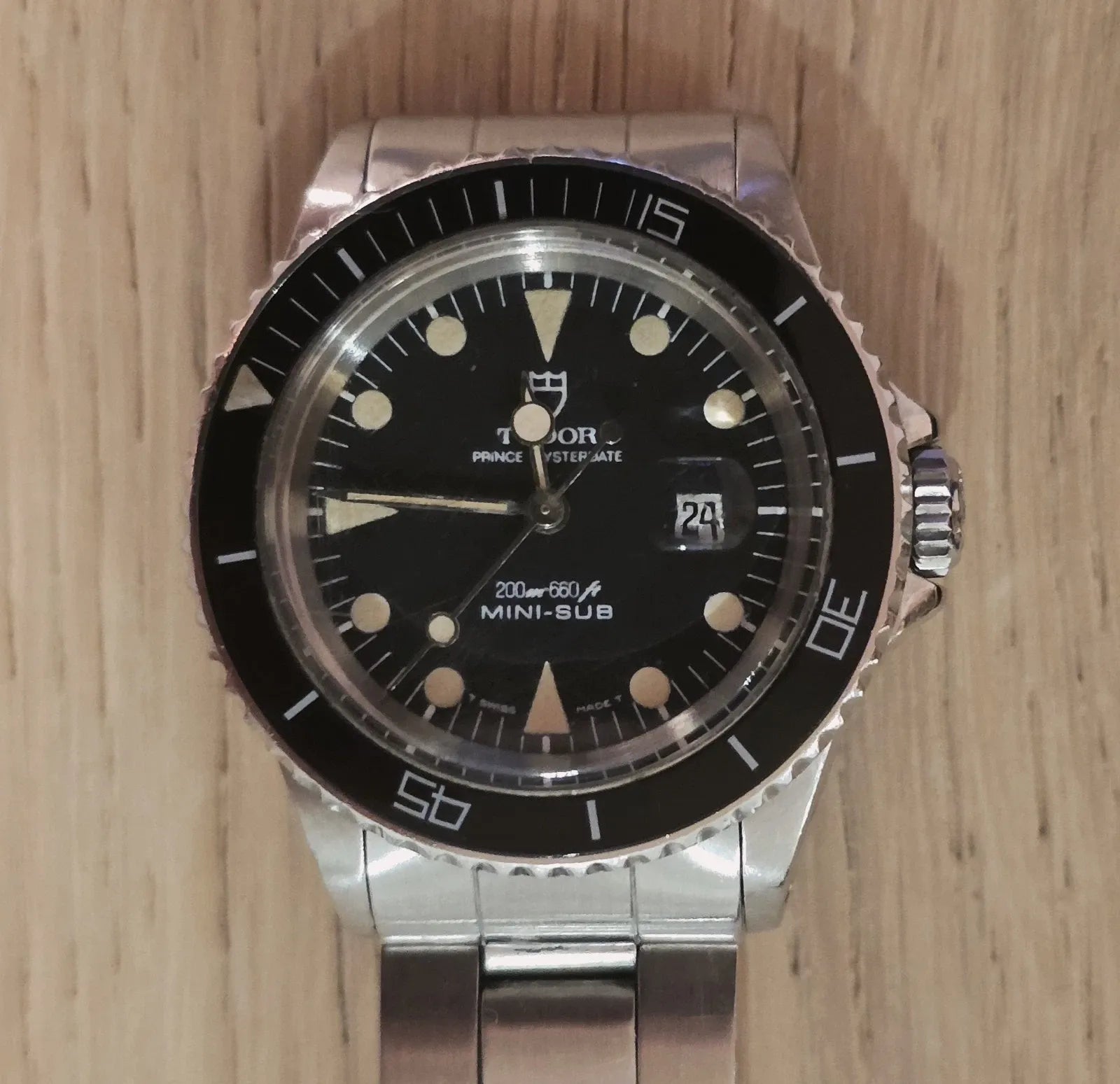 Tudor Mini Submariner 94400 1984 Full Original Bracelet Tudor Automatic