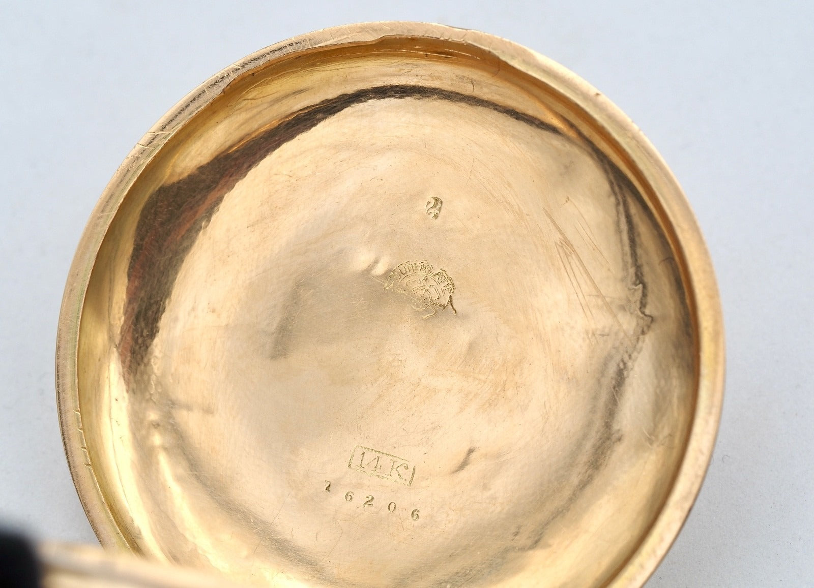 Montre De Poche ERAX Swiss À Quarts De Heure, Or 14K, 88,12 G, 3-Couvercles